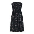 thumbnail image 4 of Pompotops Robe Sans Bretelles à Bande Élastique Style Bohème pour Femme Robes Robe Sans Manches à Imprimé Floral, 4 of 8