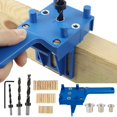 thumbnail image 2 of 41PCS Handheld Woodworking Guide Wood Doweling Jig Drill Guide Wood Dowel Drill Hole Tool Drill Guide, 2 of 9