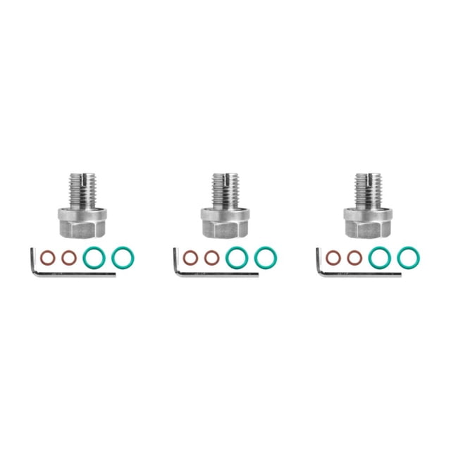 Ruiboury Stainless Steel Self Tapping Oil Plug For Durable And Rust-resistant Solutions CNC Is M12.1X1.5 3Set