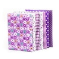 thumbnail image 4 of ziyahi Ensemble de Patchwork 7 Pcs en Coton Imprimé Floral Coloré pour Couture, Quilting, Artisanat Style Mixte Violet, 4 of 5