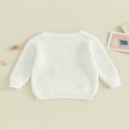 thumbnail image 2 of Chandails à Col pour Bébé Manches Longues Pulls Tricotés Amples, 2 of 7