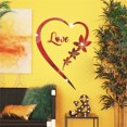 thumbnail image 5 of VogueV Heart-Shaped Acrylic Mirror Wall Sticker - Bedroom Vanity Decor E, 5 of 5