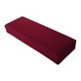 thumbnail image 3 of Bench High Stretch Slipcover Dining Room Bench Slipcover bench Seat Cushion Cover Wine, 3 of 9