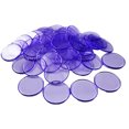 thumbnail image 2 of 100PCS/Set Plastic 19mm Chips Multi Color family game chips Markers Fun Family Club Children Game Supplies Counting Math Toys, 2 of 9