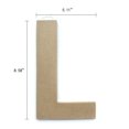 thumbnail image 2 of Lettre L en bois du décor Lerman, 2 of 4