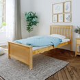 thumbnail image 1 of BEDSMART Solid Wood Twin Size Bed | Natural, 1 of 7