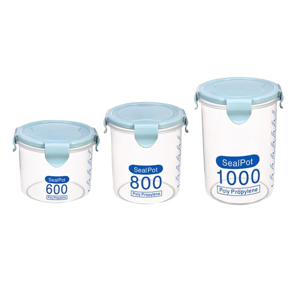 Clearance! Food Storage Containers Airtight Cans Plastic Storage Boxes Stackable Food Storage Boxes Kitchen Refrigerator Storage Tanks Today Show Deals Today' Deal #30