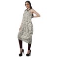 thumbnail image 4 of Moomaya Robe Kurti à une Épaule Imprimée pour Femme, Sans Manches, à Col Bénitier, Style Bohème, Tenue de Soirée de Designer, 4 of 7