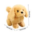 thumbnail image 3 of B Golden Retriever Plush Puppy Electric Walking Toy With Barking Function Soft Stuffed Pet For Children 5.9X6.2X3.9 Inch, 3 of 5