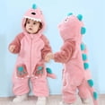 thumbnail image 2 of EDFBUYKRS Combinaison Bébé Combinaison de Neige Doublée Tenues Chaudes à Capuche Fille et Garçon Adapté, 2 of 4