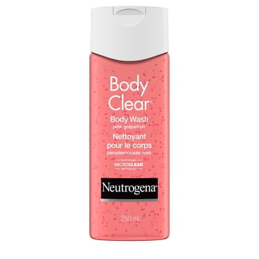 Neutrogena Body Clear Nettoyant pour le Corps contre l'Acné - Force Maximale Acide Salicylique, Vitamine C - Sans Huile - Parfum de Pamplemousse Rose