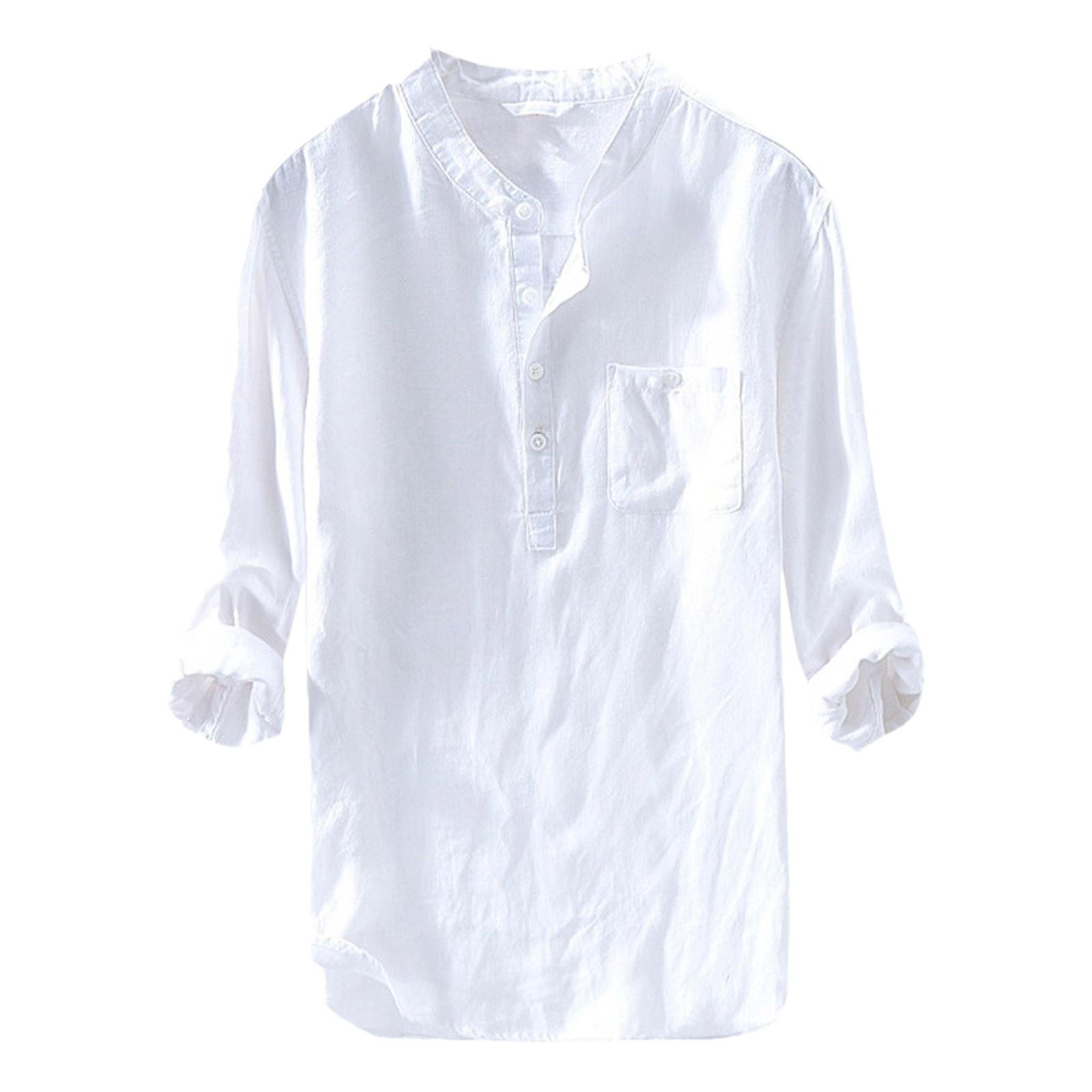 Button Down Shirts for Men Short Sleeve Solid Holiday Cardigan White Fall Clothes for Men size XL