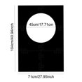 thumbnail image 4 of MesaSe 4pc Dartboard Surround Wall Protector Black Red Blue Three Sizes, 4 of 9