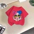 thumbnail image 5 of TZEWGL T-Shirts pour Enfants Impression Graphique Col Rond Manches Courtes Vêtements pour Filles Garçons Taille 13-14T, 5 of 5