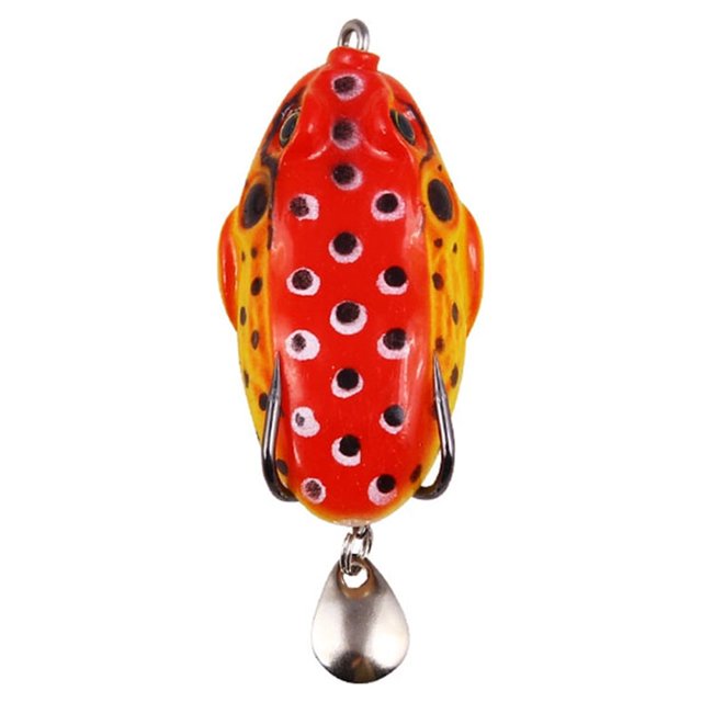 Fish Lure Artificial Bait 8cm Fine Gift Rotating Fish Lure Workmanship Compact Size Smooth No Burrs Exquisite Sweet Gift Rotating Wobbler Lures Red
