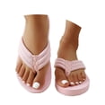 thumbnail image 3 of MIASHUI Womens Flip Flops Sandals Summer Comfortable Indoor Outdoor Beach Shoes,Pink,8, 3 of 9