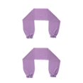 thumbnail image 1 of kurtrusly Boléro en Chiffon à Manches Longues Tendance pour Femmes Violet 2ensemble, 1 of 6