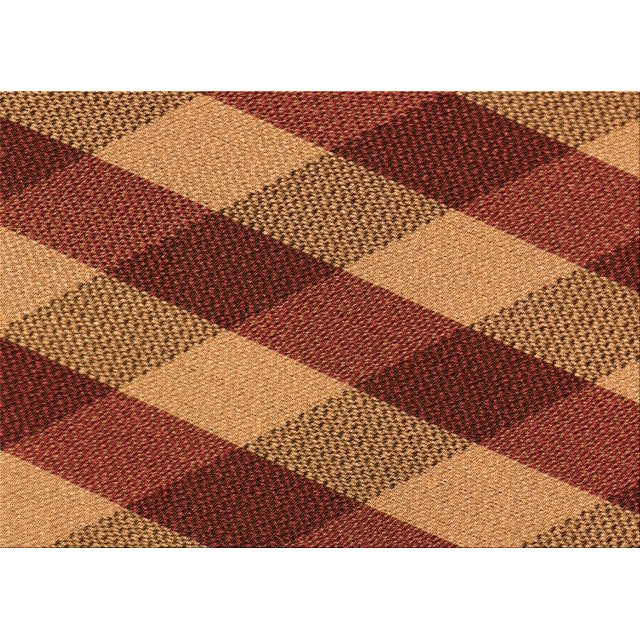 Ahgly Company Tapis Rectangulaire Orange Lavable en Machine, 7 Pieds x 10 Pieds