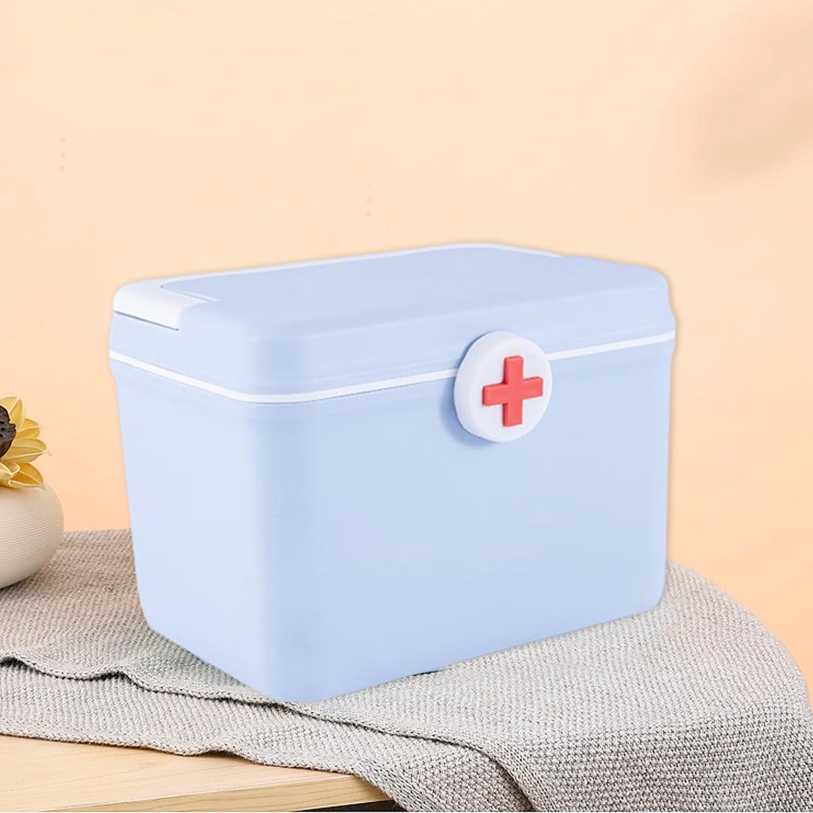 COFEST All-Purpose Portable Compact First Aid Kit for Minor Cuts， Scrapes， Sprains & Burns， Ideal for Home， Car， Travel， Camping and Outdoor Emergencies Blue