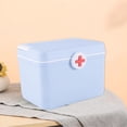 thumbnail image 1 of JWshufel All Purpose Portable Compact First Aid Kit for Home Car Travel Camping and Outdoor Emergencies Handles Minor Cuts Sprains Burns Insect Bites and Skin Rashes, 1 of 8