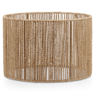 Bouclair Natural Hemp Rope Lampshade 12 X 8 in (30.48 X 20.32 cm)