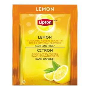 Lipton Lemon Herbal Tea, Avec des saveurs naturelles 28UN/Unit, 6 Unités/cas