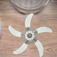 thumbnail image 4 of Miangastore 18 Inch Plastic Fan Blade 5 Leaves Fan Blades Replacement Standing Fan Blade Universal Electric Fan Leaf Table Fan Parts for Pedestal Table Fan Grey, 4 of 9