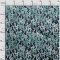 thumbnail image 3 of oneOone Velvet Blue Fabric Abstract Face Craft Projects Decor Fabric Printed By The Yard 58 Inch Wide, 3 of 4