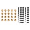 thumbnail image 1 of RC  Ball Joint, Brass Abrasion Resistant 20 Pcs Light Weight RC  Ball Head With Rubber O Ring For Remote Control Car, 1 of 8