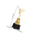 thumbnail image 2 of OULII Trophée Ornement en Plastique Doré pour Enfants 1Ensemble, 2 of 7