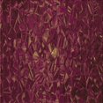 thumbnail image 1 of Ahgly Company Tapis d'Intérieur Lavable à la Machine, Carré, Transitionnel, Rouge Brique de Feu, Tapis de Zone, 5 Pieds Carré, 1 of 7