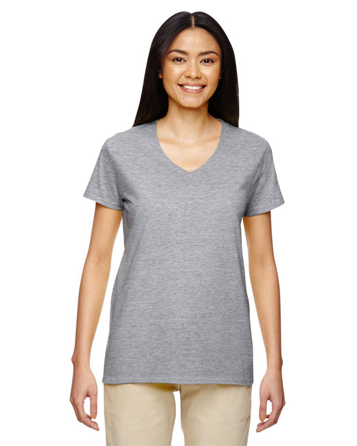 Gildan G500VL Ladies Heavy Cotton V-Neck T-Shirt