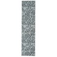 thumbnail image 1 of Leona 2' x 8' Washable Runner, Ivory and Black, 1 of 6