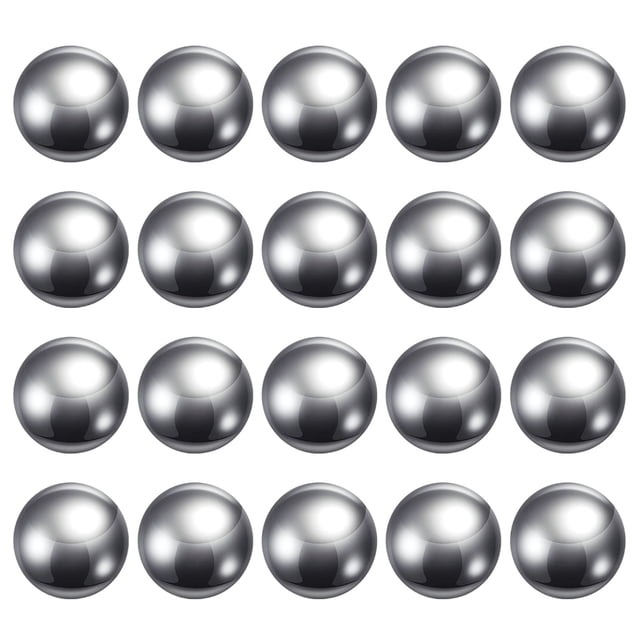 Unique Bargains Billes de Roulement en Acier au Carbone 20 mm Polies avec Précision, Lot de 20
