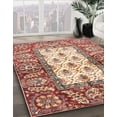 thumbnail image 2 of Ahgly Company Indoor Rectangle Abstract Fire Brick Red Oriental Area Rugs, 2' x 4', 2 of 6
