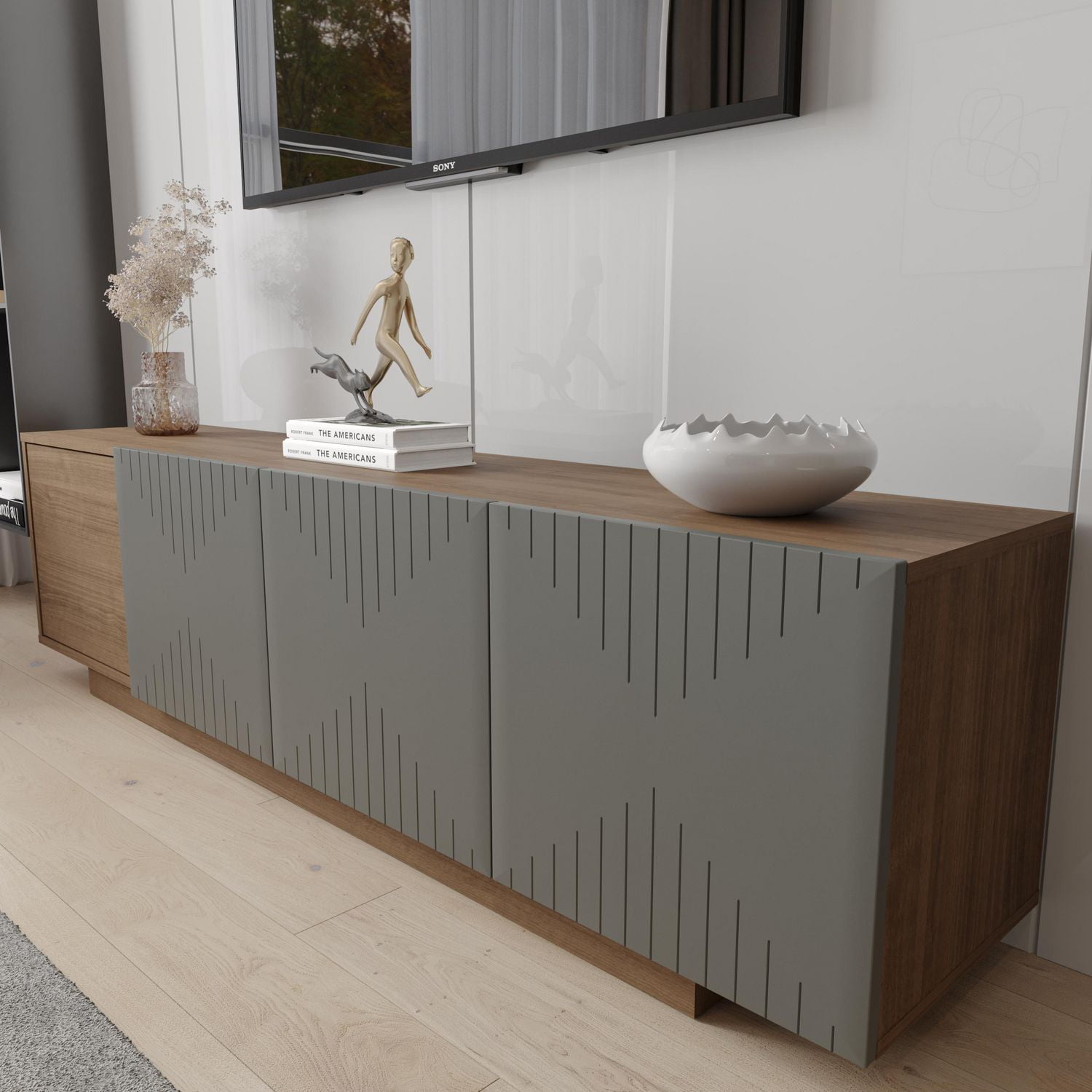 Nexera Meuble TV Riva 72 pouces
