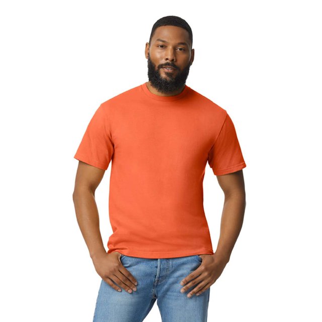 Gildan - Softstyle Midweight T-Shirt - 65000 - Orange - Size: L