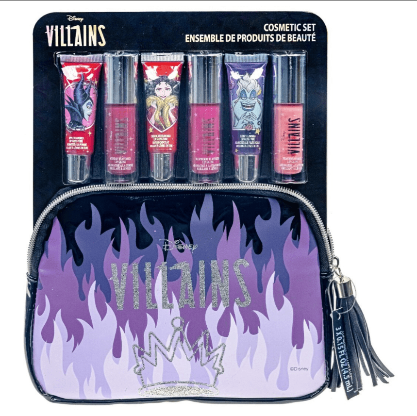 Disney Villains Scented Lip Gloss Set with Gift Bag