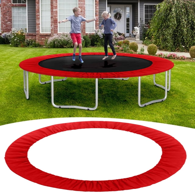 Gros Rabais! Rembourrage de Trampoline de 32 Pouces, Housse à Ressort Ronde, Coussin d'Enveloppement de Trampoline Résistant aux Déchirures, Housse de Ressort de Rechange pour Jeu Extérieur Ventes Aujourd'hui Liquidation!