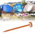 thumbnail image 1 of Tent Stake Pegs Fixing Ground Screw Pegs, Unique Durable 28cm Tent Stake Pegs  For Fishing For Climbing For Hiking, 1 of 8