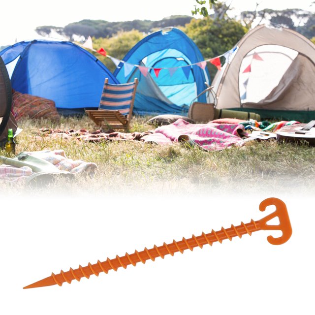 Tent Stake Pegs Fixing Ground Screw Pegs, Unique Durable 28cm Tent Stake Pegs For Fishing For Climbing For Hiking