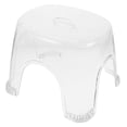 thumbnail image 1 of MOVTOTOP Hemoton Transparent 1 Set Anti Slip Shower Foot Stool Plastic Bathroom Stool Shower Chair Reusable Bath Seat for Bathing, 1 of 8