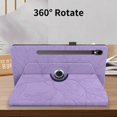 thumbnail image 4 of Housse Rotative 360 pour Samsung Galaxy Tab S9 FE Case 10,9 Pouces 2023 Arbre Embossé Case Funda pour Galaxy Tab S9 FE Housse Tablette Bleue Tab S9 FE 10,9 Pouces, 4 of 6