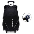 thumbnail image 3 of Rolling Backpack 2-Wheel Big Capacity Wheeled Backpack School Bag for Students, 3 of 5