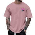 thumbnail image 1 of Birdeem Chemises pour Hommes Mode Été Décontracté T-Shirt Col Rond Imprimé, 1 of 1