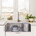 thumbnail image 4 of GloryStar Undermount Single Bowl Kitchen Sink, 304 Stainless Steel Deep Basin, Hand-Welded, Includes Bottom Grid & Accessories, 4 of 7