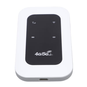 Portable 4G 5G WiFi Hotspot, Travel 4G 5G WiFi Mobile Hotspot Plug and Play Wide Compatibility with SIM Card Slot for Campervan