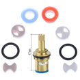 thumbnail image 3 of Bgsha Bobine de Valve de Robinet et Insert de Joint de Rondelle en Céramique de Remplacement 1/2 Pieds', 3 of 10