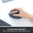 thumbnail image 3 of Logitech MX Vertical Wireless Mouse – Advanced Ergonomic Design Reduces Muscle Strain, Graphite  - Refurbished (Excellent), 3 of 5