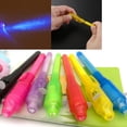 thumbnail image 2 of Musbetu Invisible Ink Pen Built in UV Light Magic Marker Gift Student School Stationery, 2 of 7